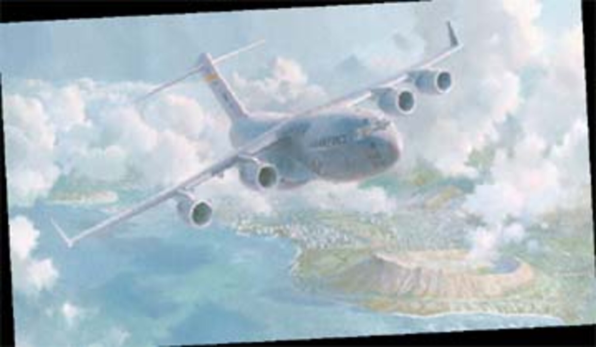 Paintings depicting the evolution of military aviation will be shown in an Air Force Week Honolulu art exhibit, scheduled for Sept. 13 in the Waikiki Ballroom of the Hale Koa Hotel.
(Courtesy photo)