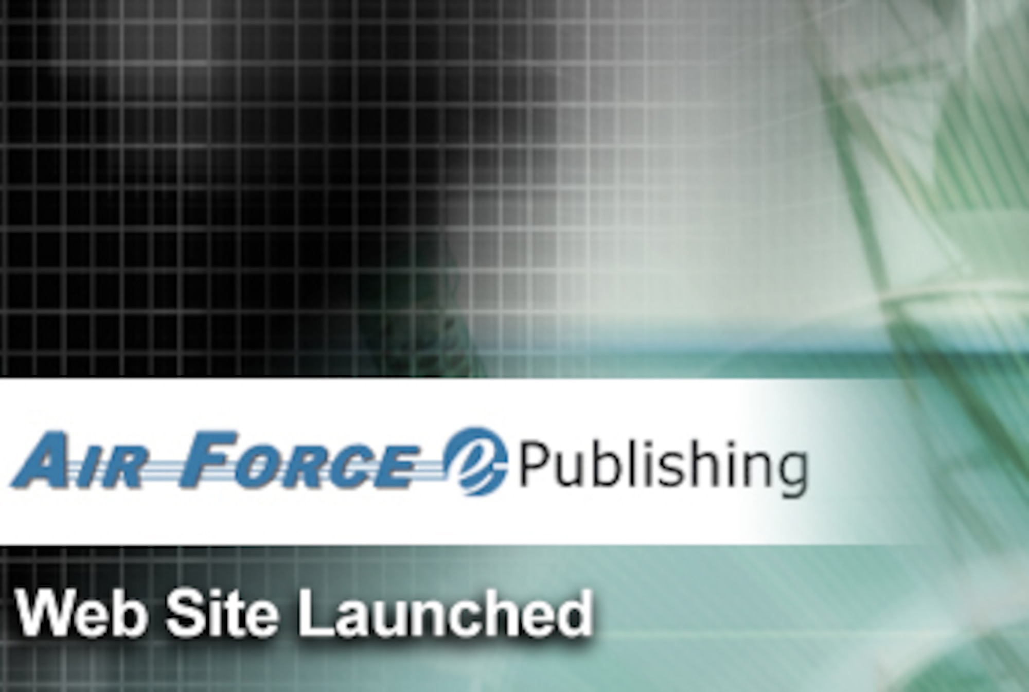 The Air Force Departmental Publishing Office, or e-Pubs, officially migrated under the Air Force Public Web program Aug. 24 and is now accessible at http://www.e-publishing.af.mil. A link to the new e-Pubs Web site is also available for customers on Air Force Link. (U.S. Air Force graphic/Mike Carabajal)