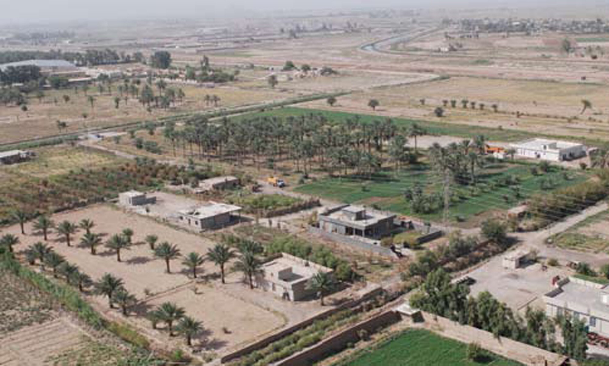 TAJI, Iraq – Powerlines and towers run through cities and neighborhoods across the country, providing essential electrical power to homes and businesses. (U.S. Air Force photo / Senior Airman Christie Putz)