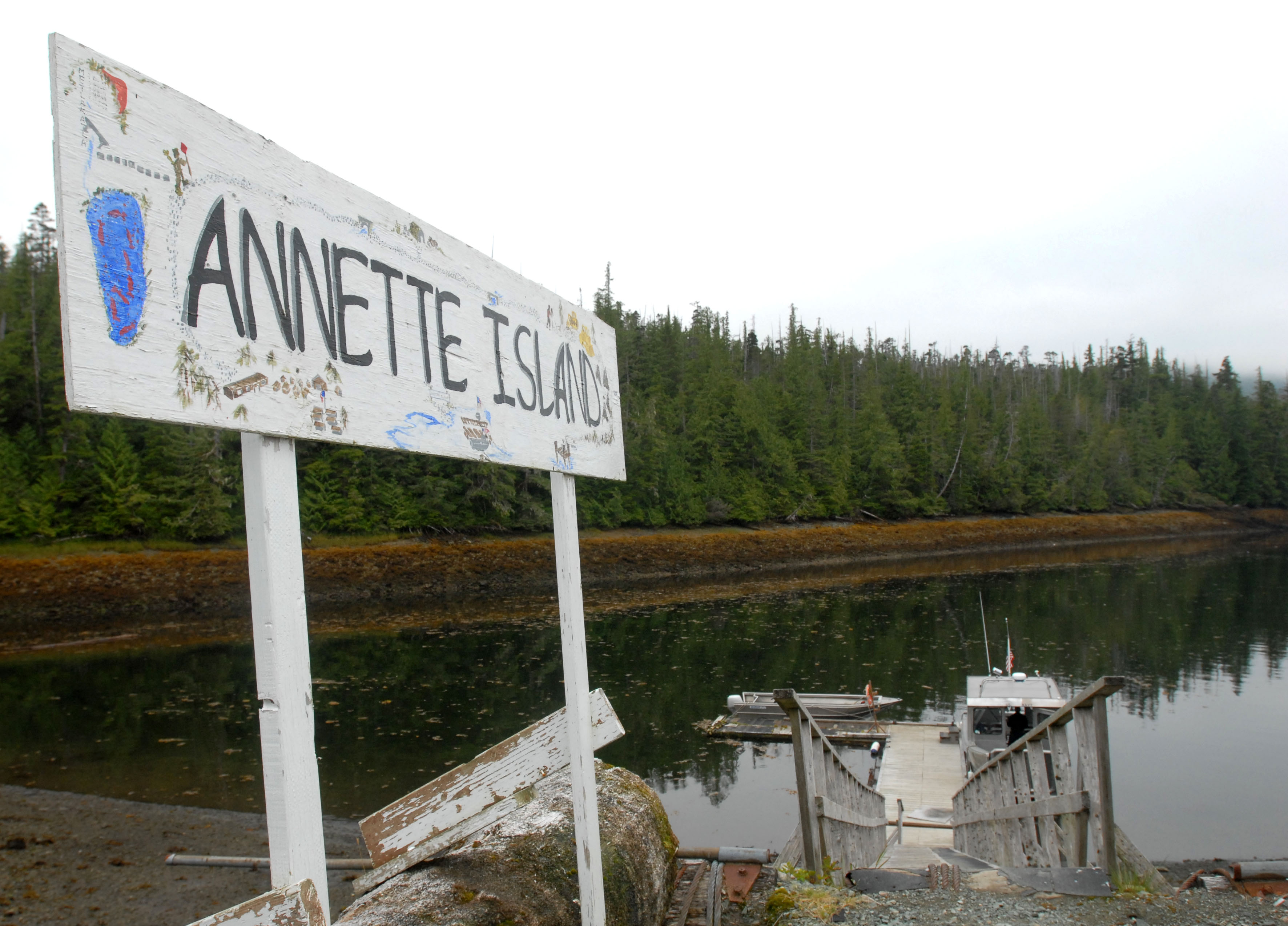 Island, home to the Metlakatla Indian community, Camp Wy Wuh