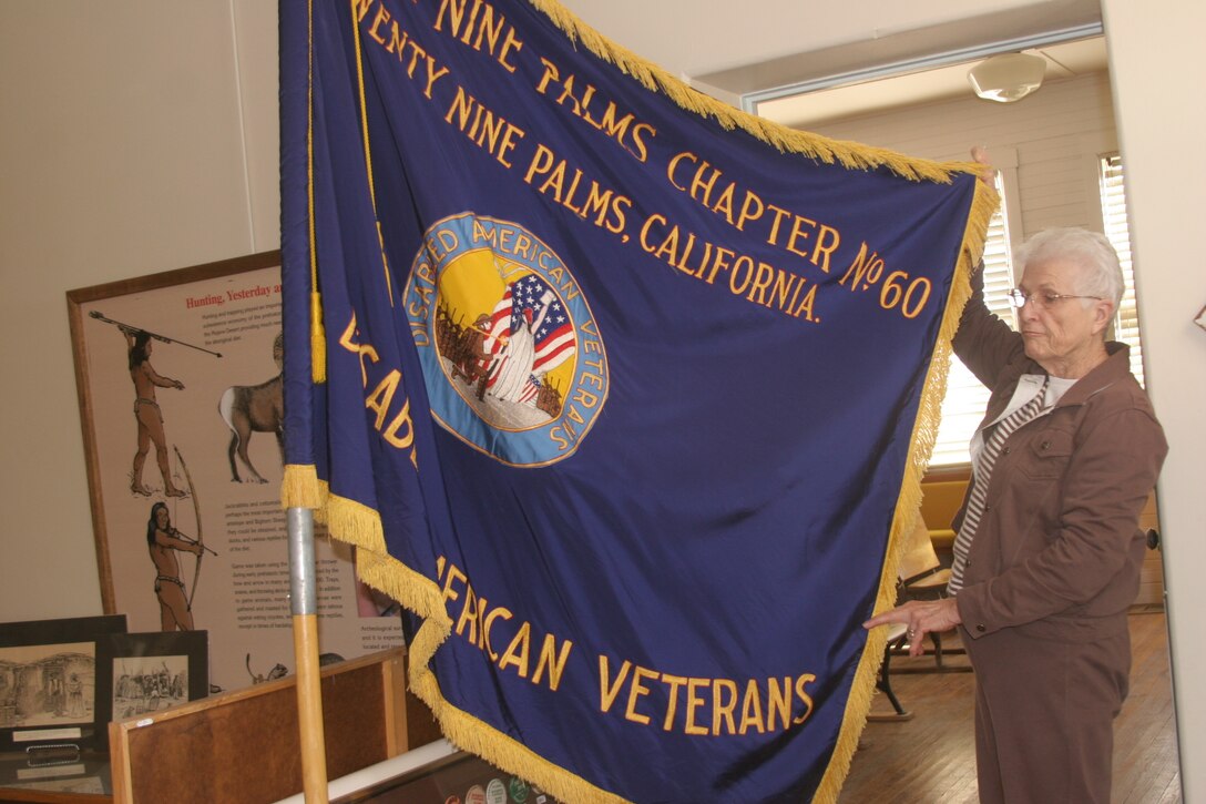 On display is a memorial to Troy Lee Martin, 2nd Lieutenant in the U.S. Army Air Force, who was Twentynine Palms first World War II hero. He was the first person from Twentynine Palms to be killed in action in a plane crash in Dutch, New Guinea.