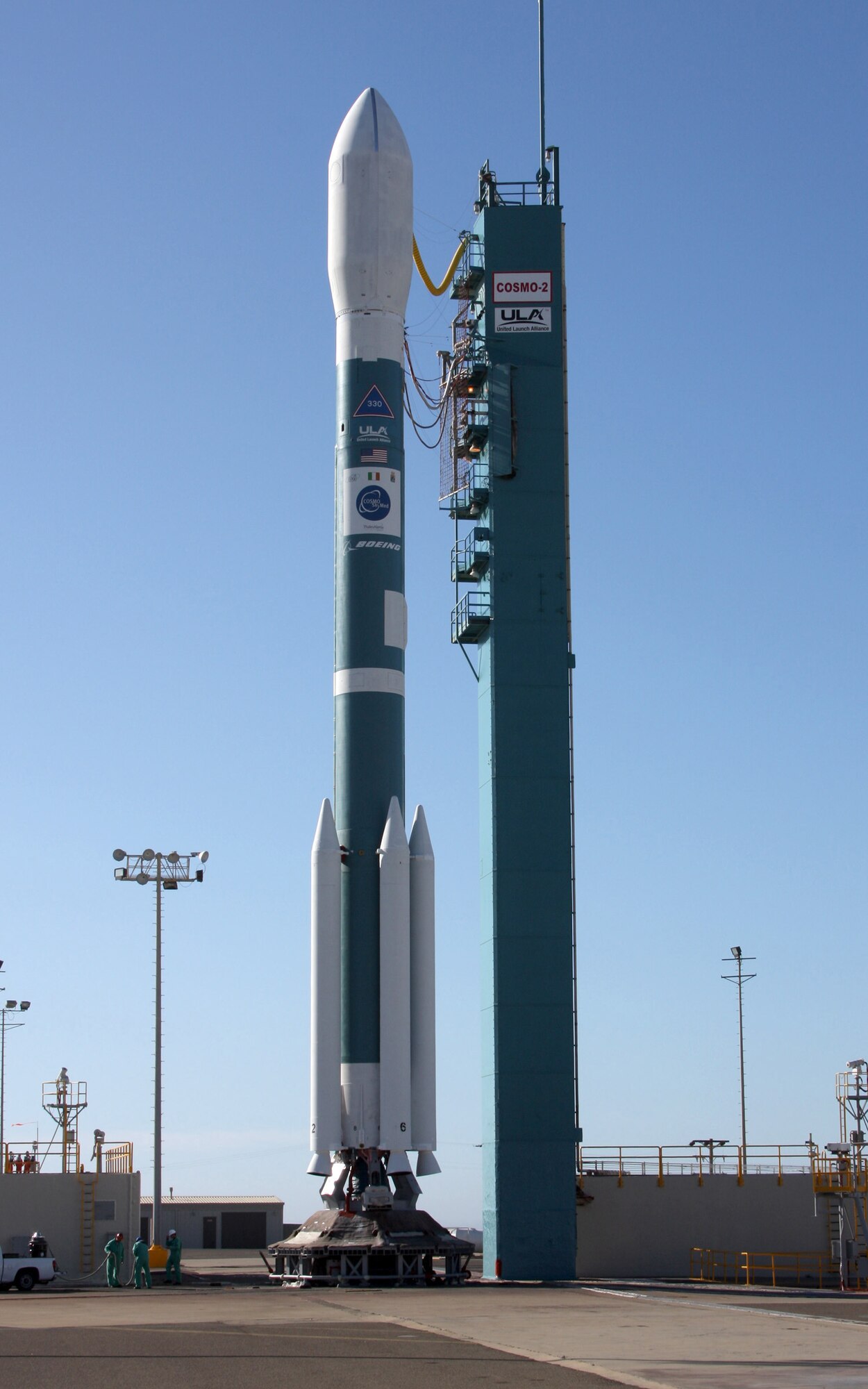 VANDENBERG AIR FORCE BASE, Calif. -- A Delta II is scheduled to launch from Vandenberg's Space Launch Complex-2 on Wednesday. The rocket will be carrying two Italian satelites that will help the scientific community better understand the Earth and its atmosphere. This launch is the second of four that the Italian Space Agency plans to hold at Vandenberg.     