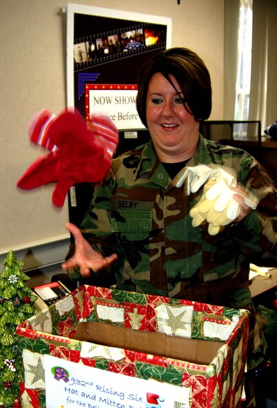 The Rising Six is sponsoring a hat and glove tree for a women's shelter. 

The organization, made up of Airmen who are rising in rank with six stripes or more, is asking for donations of new hats, gloves and scarves for both adults and children. 

The Hat and Glove tree is set up in the bay of Bldg 3652. A box has also been placed in the entryway of Bldg 450 for donations. These important clothes for winter will be delivered in person by a proud representative after the January Unit Training Assembly (January 5th and 6th). As a reminder, be prepared for mandatory assembly during the change of command on Sunday. 

If you have any other questions about this special Rising Six project, please get with one of the wing representatives.