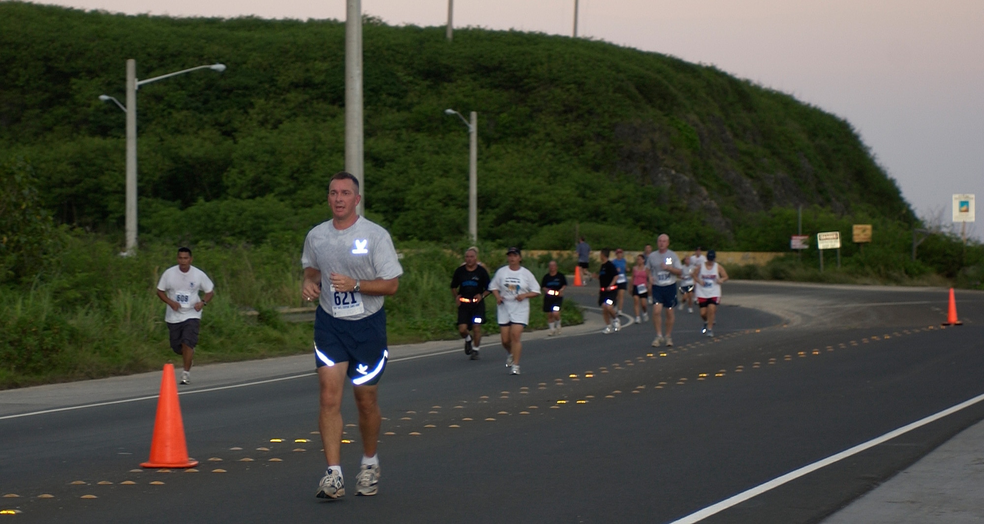 Approximately 1,000 people participated in the 2007 United Service Organizations Run for Our Heroes 5K Run/Walk Dec. 8. The proceeds were given to the USO to provide services and programs for military members and their families.  (U.S. Air Force photo/Senior Airman Angelique Smythe)