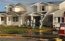 MINOT AIR FORCE BASE, N.D. -- In 2004, there were 200 Christmas tree fires in U.S. homes, resulting in 17 injuries and $16 million in direct property damage. No deaths were reported.  During 2000-2004, an average 300 home fires started when Christmas trees ignited. These fires caused an estimated annual average of 14 civilian deaths, 21 civilian injuries and $16.8 million in direct property damage. (courtesy photo)