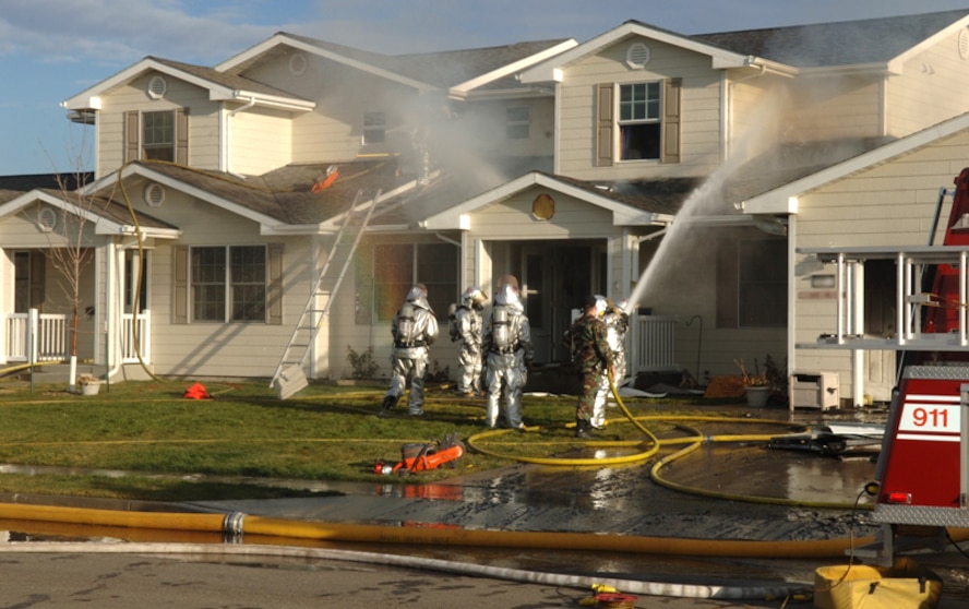 MINOT AIR FORCE BASE, N.D. -- In 2004, there were 200 Christmas tree fires in U.S. homes, resulting in 17 injuries and $16 million in direct property damage. No deaths were reported.  During 2000-2004, an average 300 home fires started when Christmas trees ignited. These fires caused an estimated annual average of 14 civilian deaths, 21 civilian injuries and $16.8 million in direct property damage. (courtesy photo)