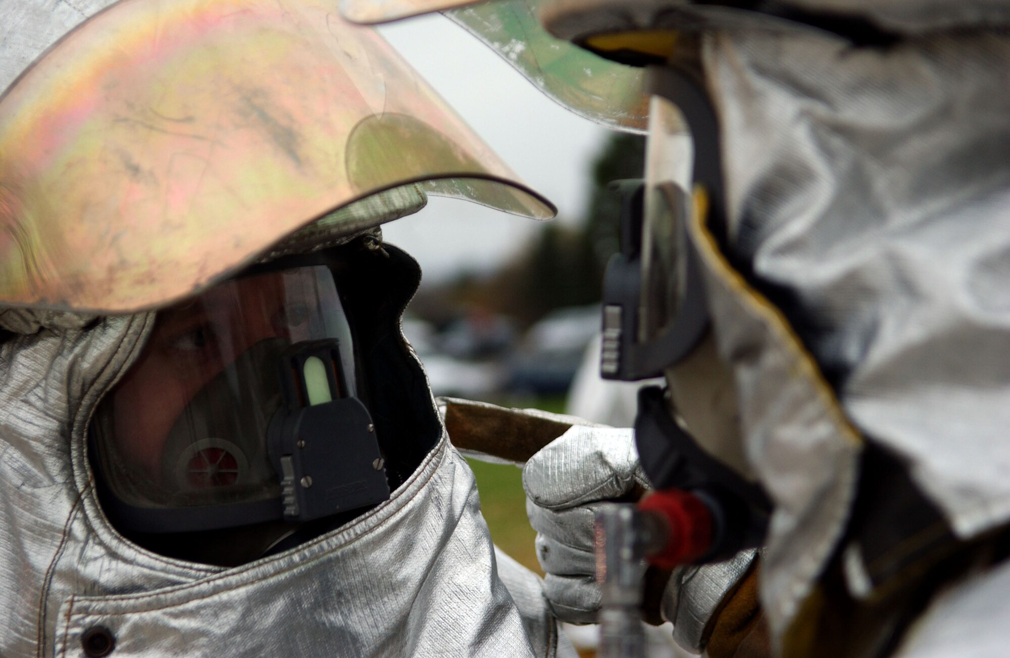 SPANGDAHLEM AIR BASE, Germany -- Staff Sgt. Richard Durstine, 52nd Civil Engineering Squadron Fire Department, is directed to begin moving simulated injured personnel from the scene of a mass-casualty exercise held as part of a base-wide training week here. (U.S. Air Force photo/Senior Airman Matthew S. Bright) 