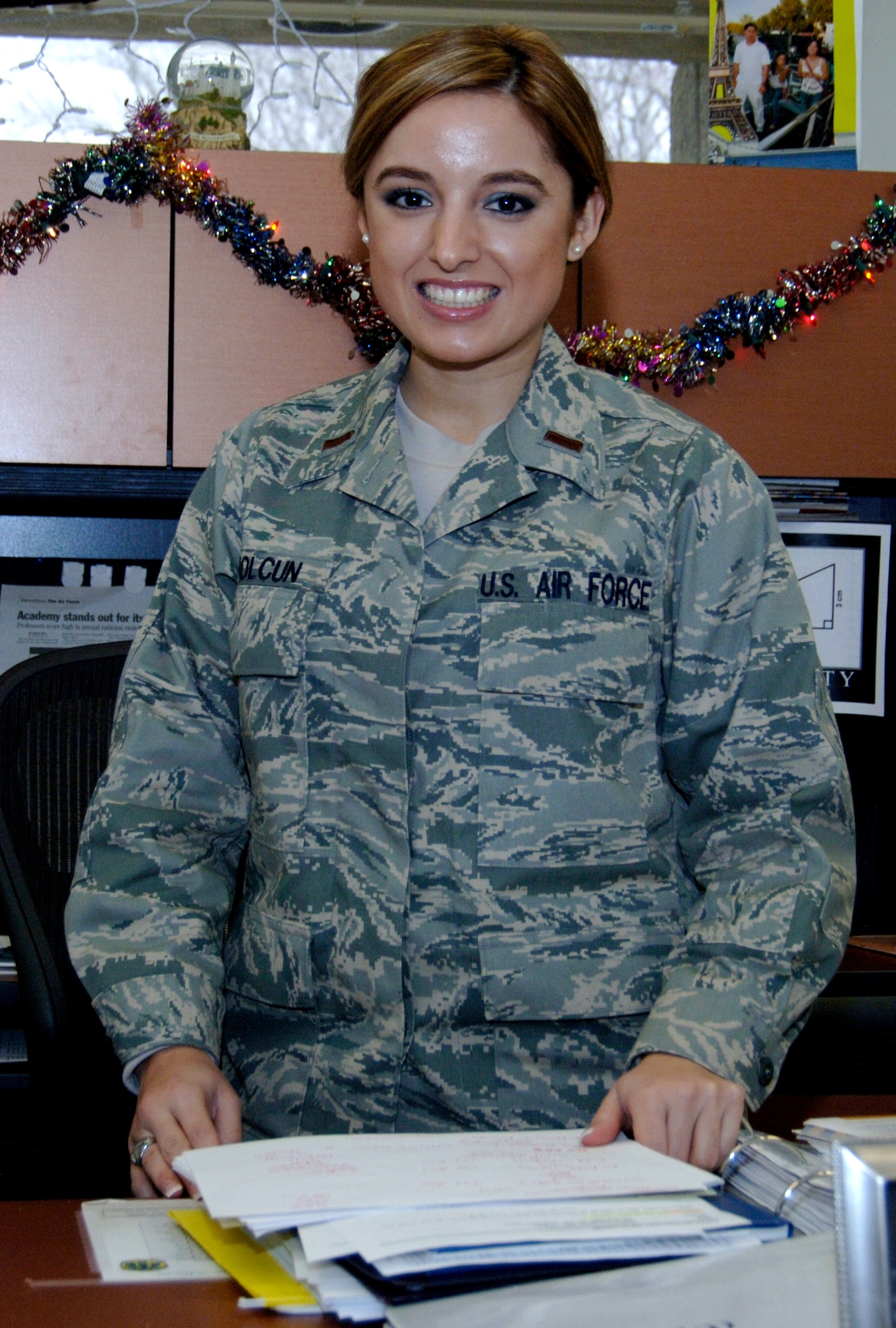 MOUNTAIN HOME AIR FORCE BASE, Idaho -- Second Lt. Michelle G. Kolcun serves as a financial management officer with the 366th Comptroller Squadron. (U.S. Air Force photo/ Staff Sgt. Rodney D. Ivey)