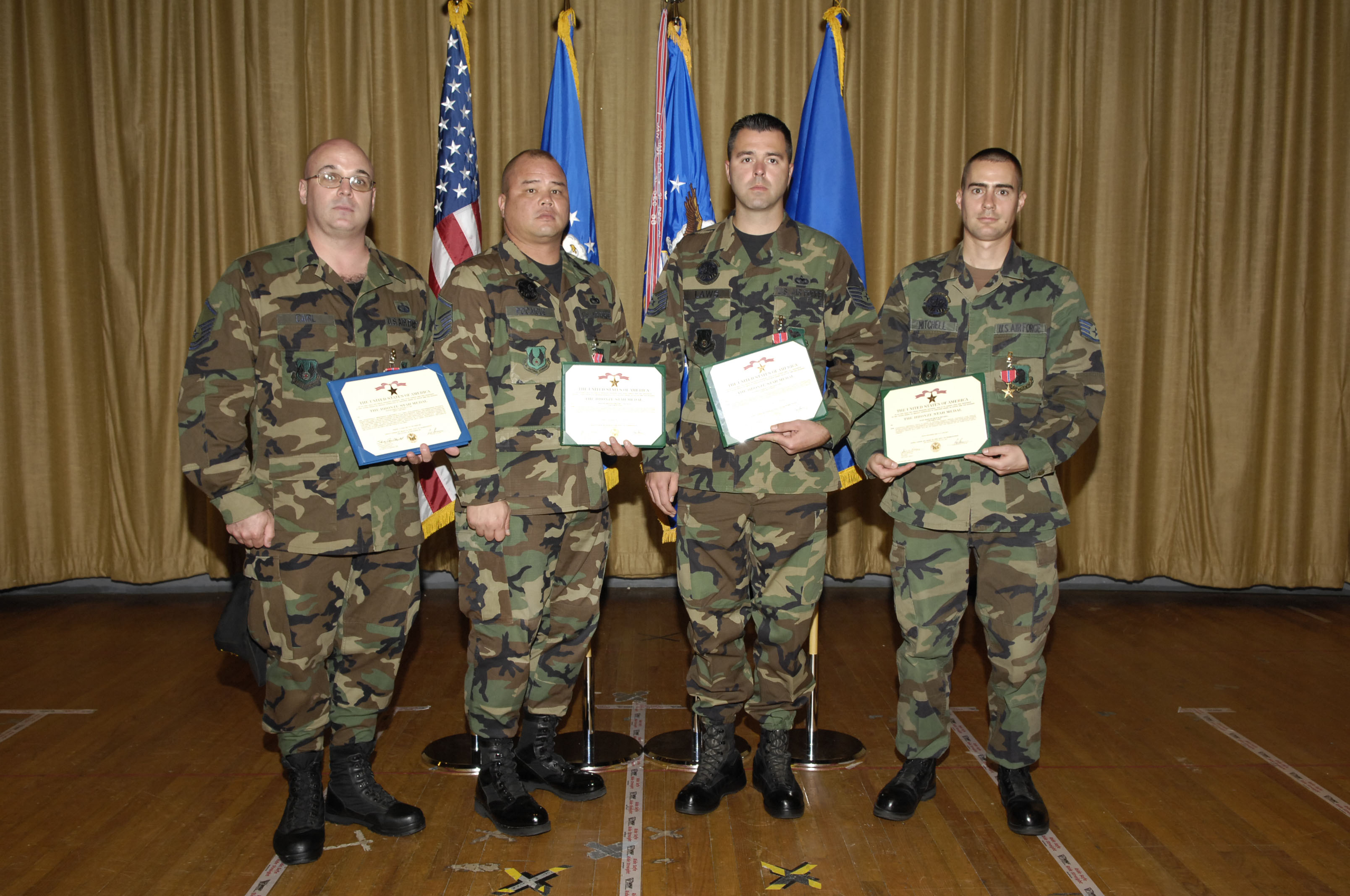General Presents Medals To Outstanding Personnel Eglin Air