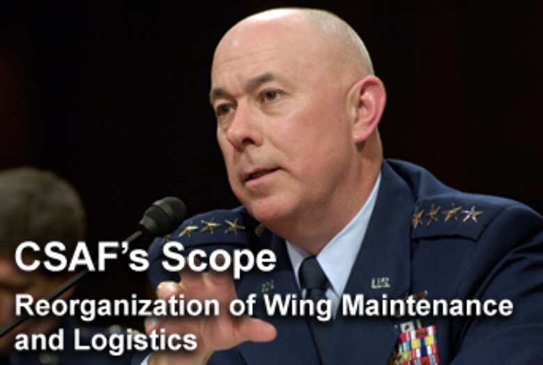 The CSAF's Scope focuses on current topics the Air Force chief of staff feels are of special importance to today's Airmen. (U.S. Air Force graphic/Mike Carabajal)