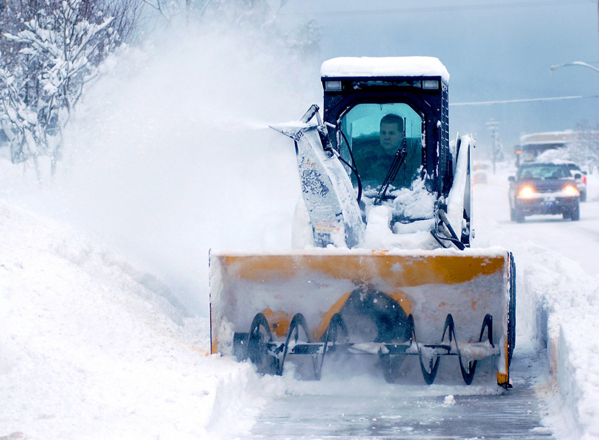 Are you prepared for winter driving? Using the winter driving checklist from the National Highway Traffic Safety Administration can help keep the "blue" out of your holiday. (USAF file photo)