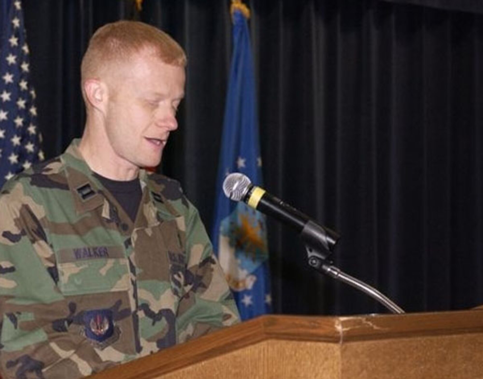 SPANGDAHLEM AIR BASE, Germany -- Chaplain (Capt.) “Buddy” Walker, 52nd Fighter Wing Chaplain, has been named the 52nd Fighter Wing's Top Saber Performer for the week of Dec. 14-20. (Courtesy photo)
