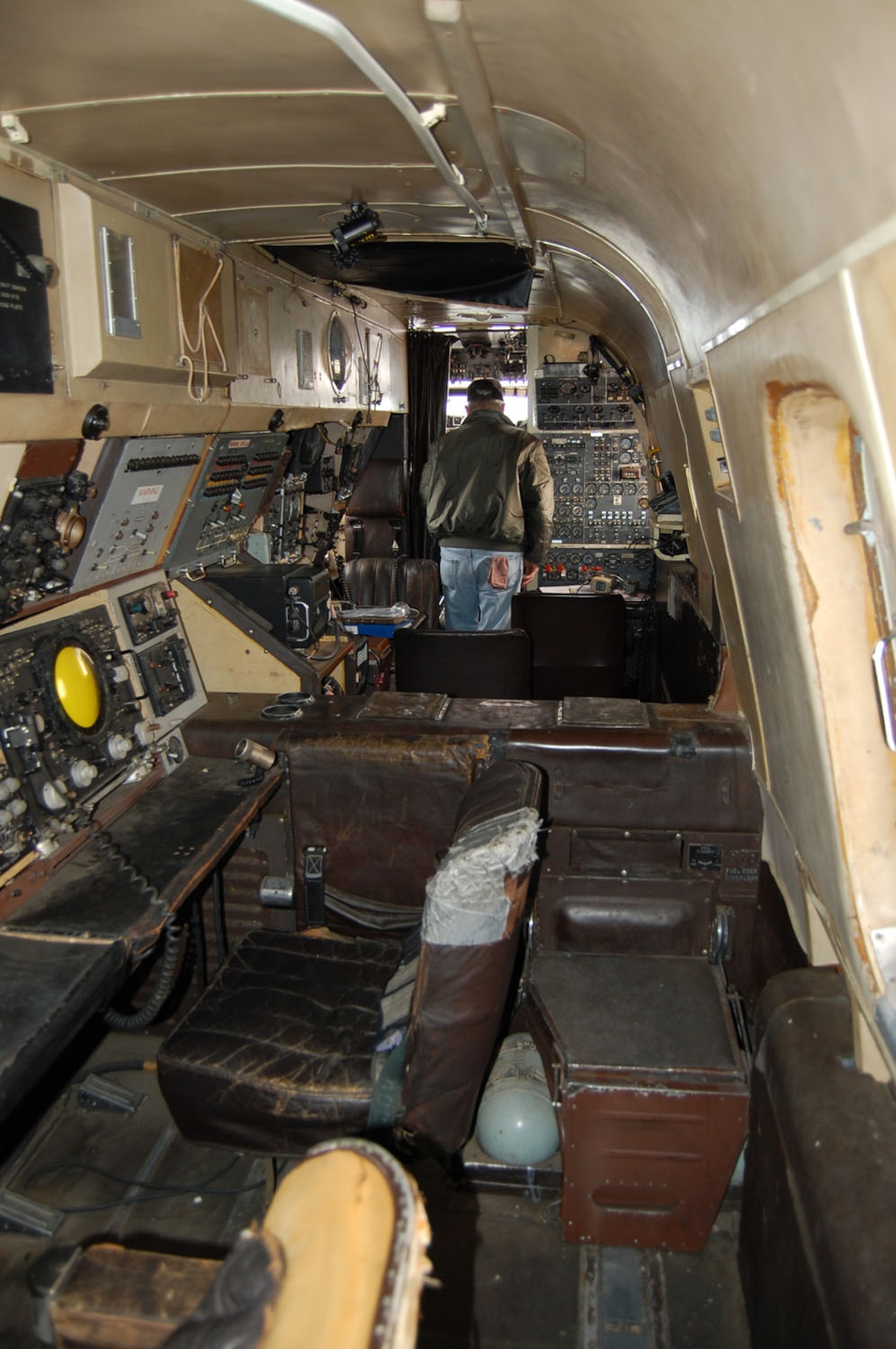 A Royal Air Force Avro Shackleton Bomber landed at D-M Dec. 16 and will be donated to the Pima Air & Space Museum. (U.S. Air Force photo by 2nd Lt. Mary Pekas)