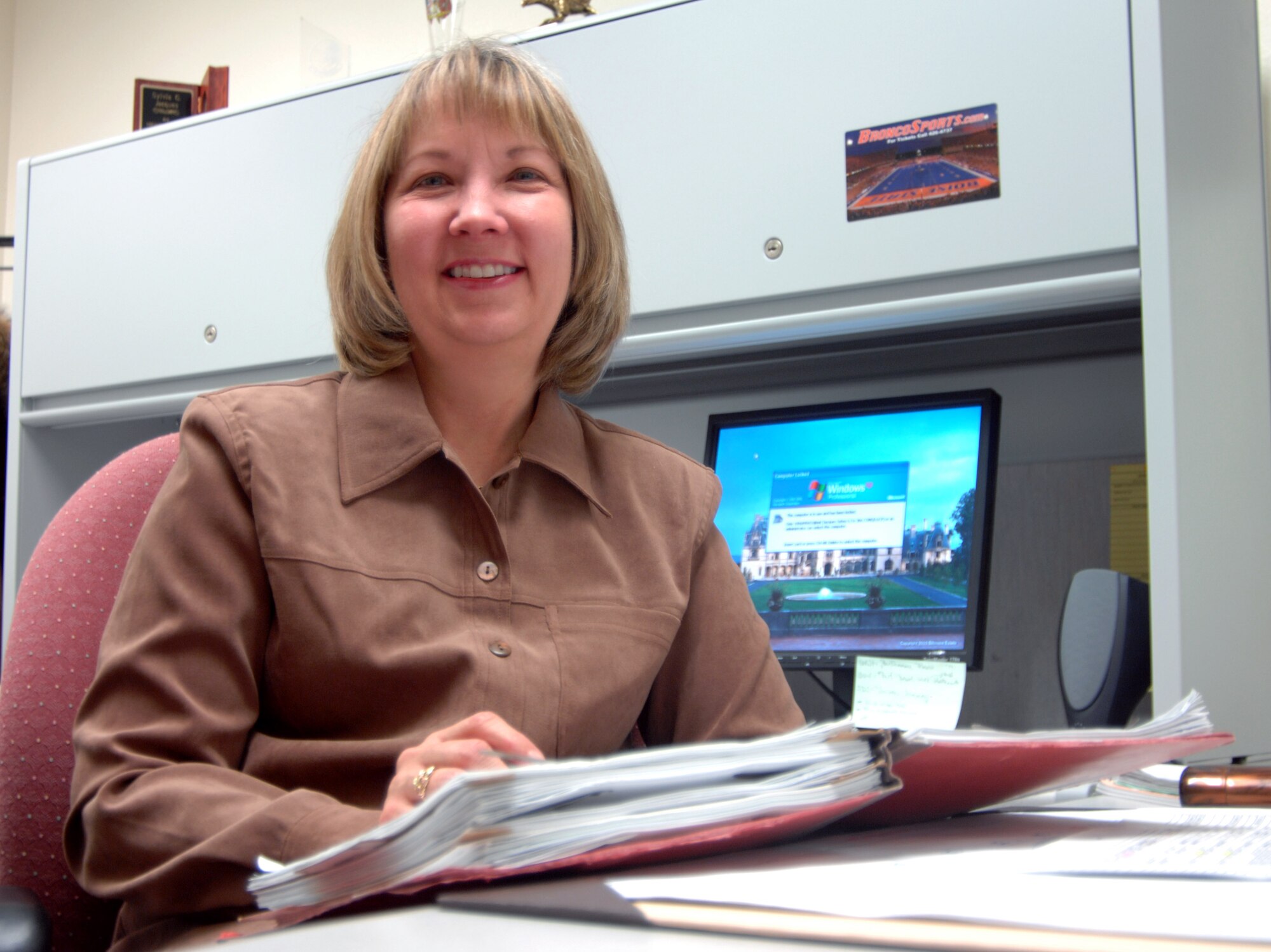 MOUNTAIN HOME AIR FORCE BASE, Idaho -- Sylvia G. Jacques serves as the quality assurance program coordinator for the 366th Contracting Squadron. (U.S. Air Force photo/ Senior Airman Megan P. Lyon)