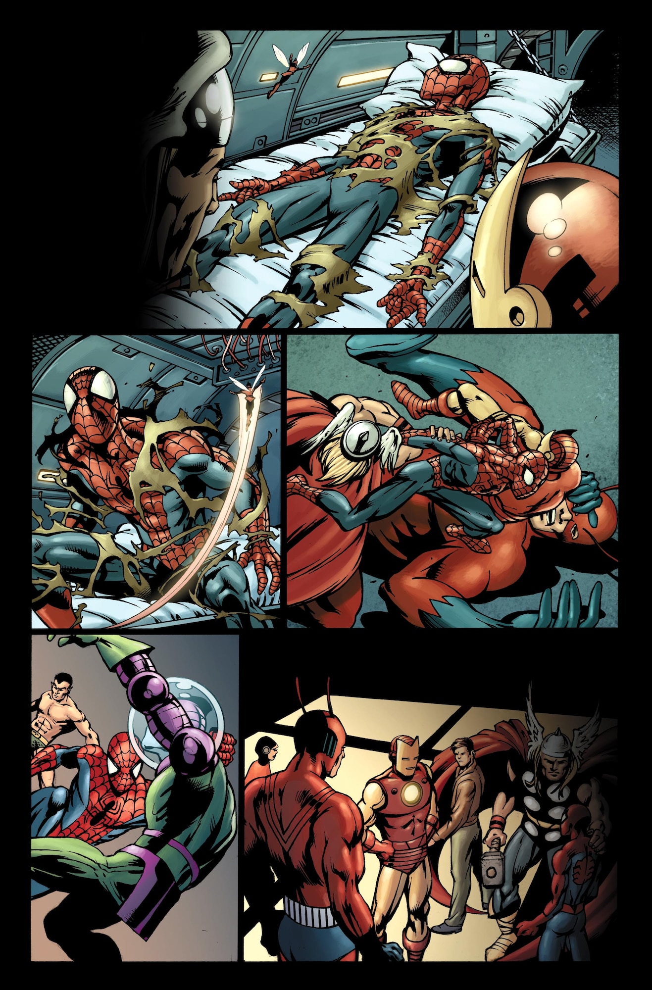 A story written by Major Matt Yocum, the assistant air attache at the U.S. Embassy in Tel Aviv, Israel, will be featured in Marvel Comics' 'Giant-Size Avengers Special #1,' which will be release Dec. 26. The story focuses on one of Major Yocum's favorite heroes, Spider-Man, and his early days as part of the New Avengers. This is artwork from that story. (Courtesy photo/Marvel Comics)