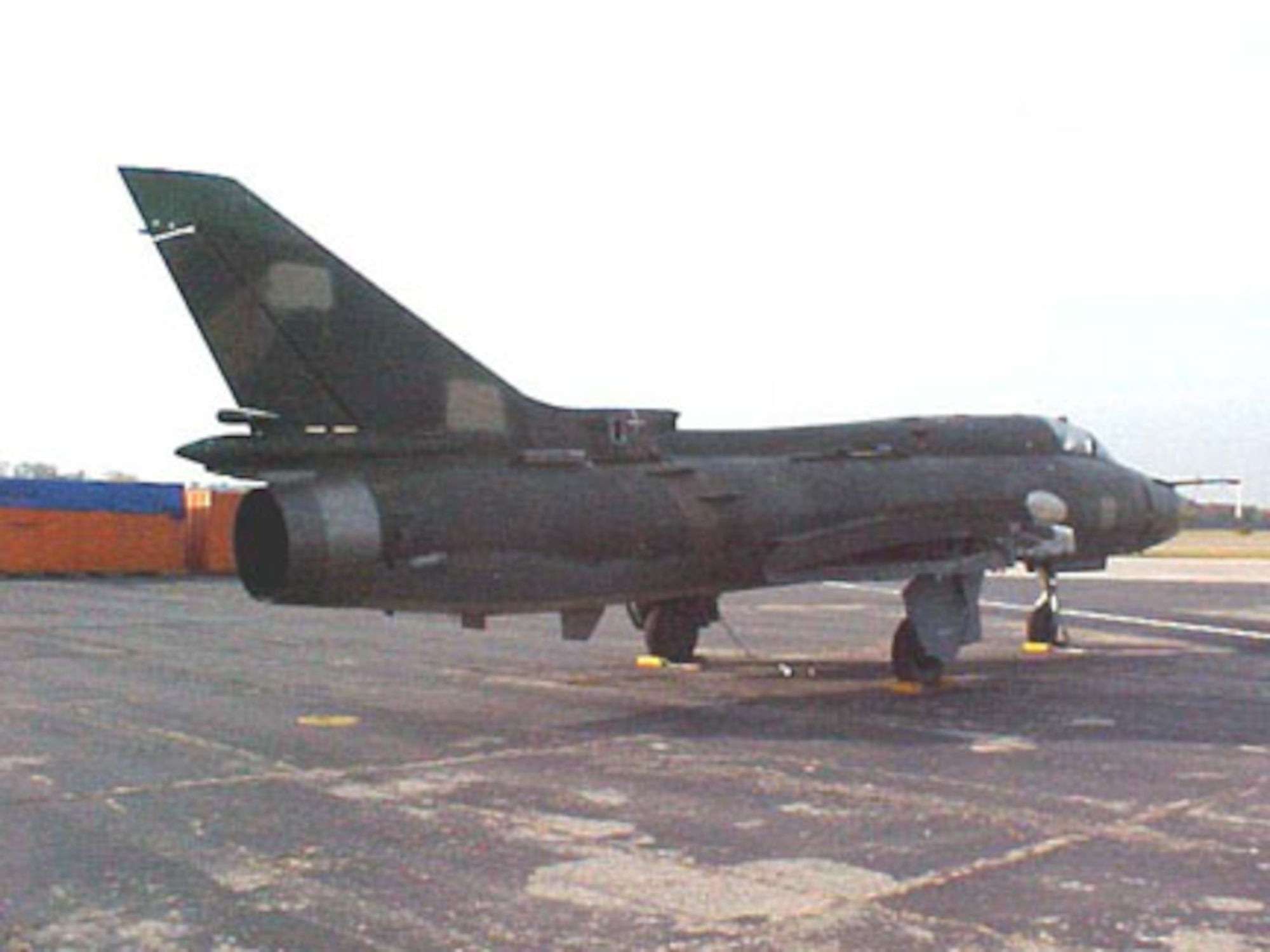 DAYTON, Ohio -- The Sukhoi SU-22MR is currently in storage at the National Museum of the United States Air Force. (U.S. Air Force photo)