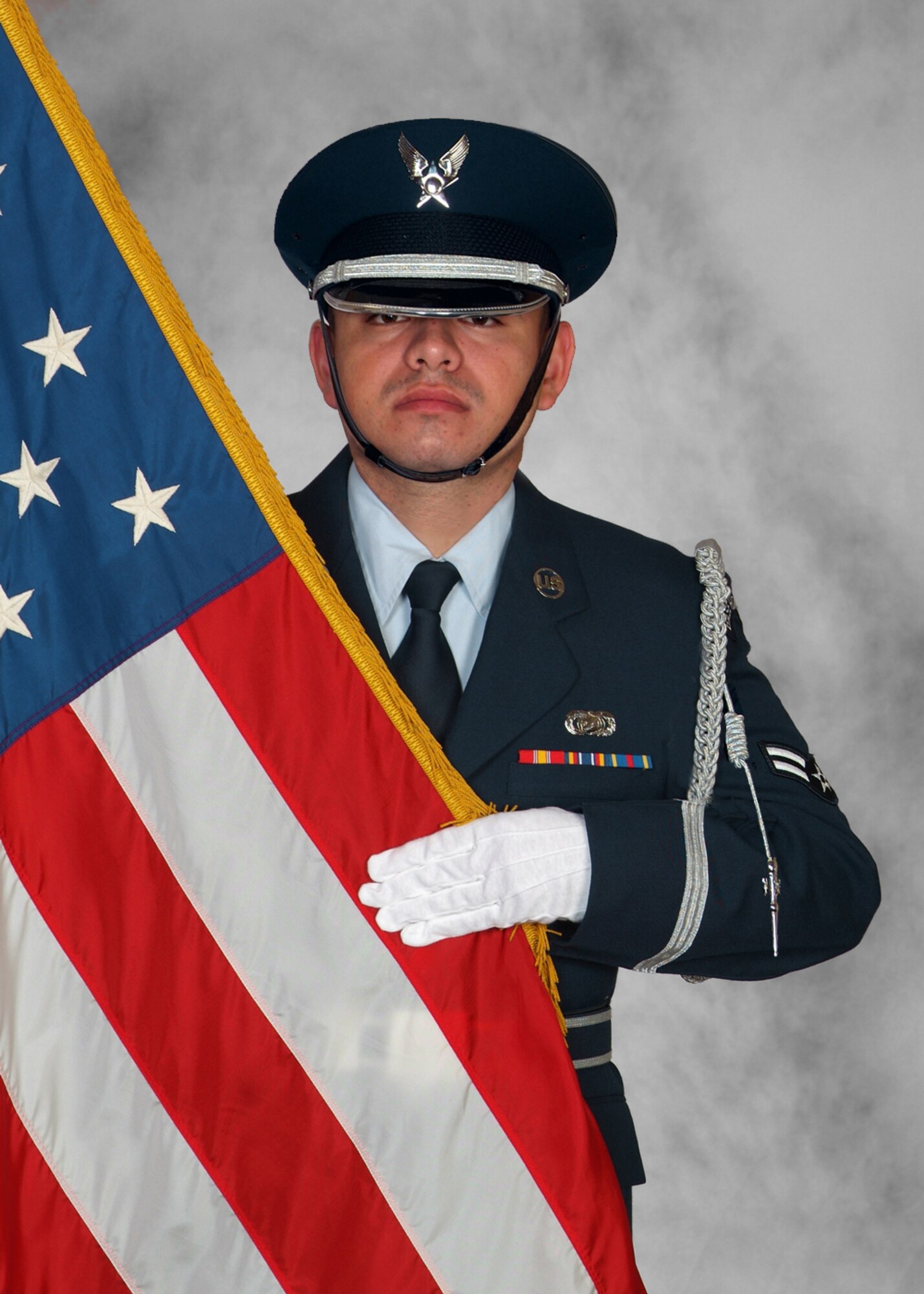 Airman 1st Class Alfonso Galan-Reyes, 3A information manager for the 71st Communications Squadron, introduces himself and his involvement with the Silver Talon Honor Guard Team at Vance Air Force Base. 