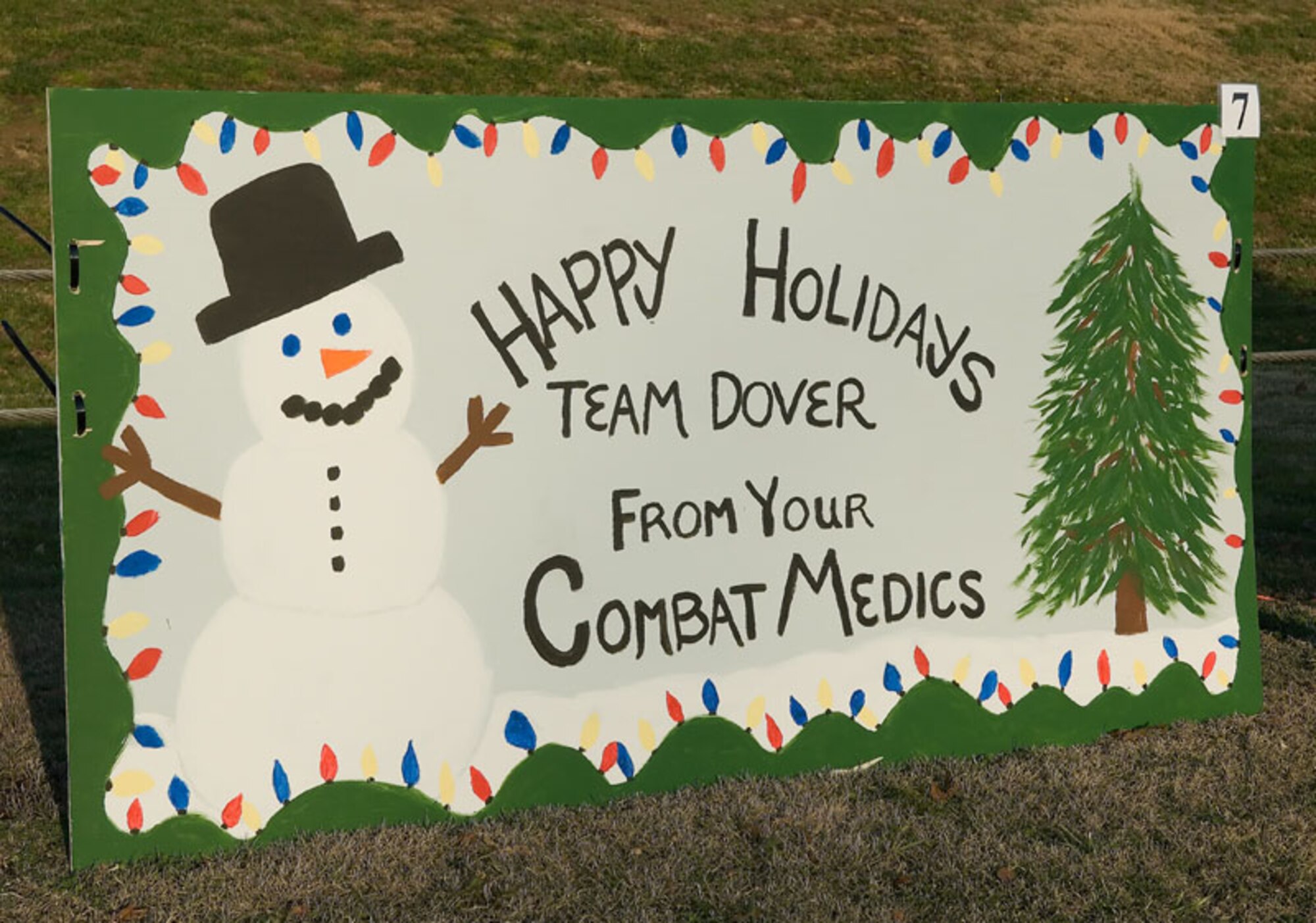 436th Medical Group's Combat Medics holiday card.  (U.S. Air Force photo/Jason Minto)