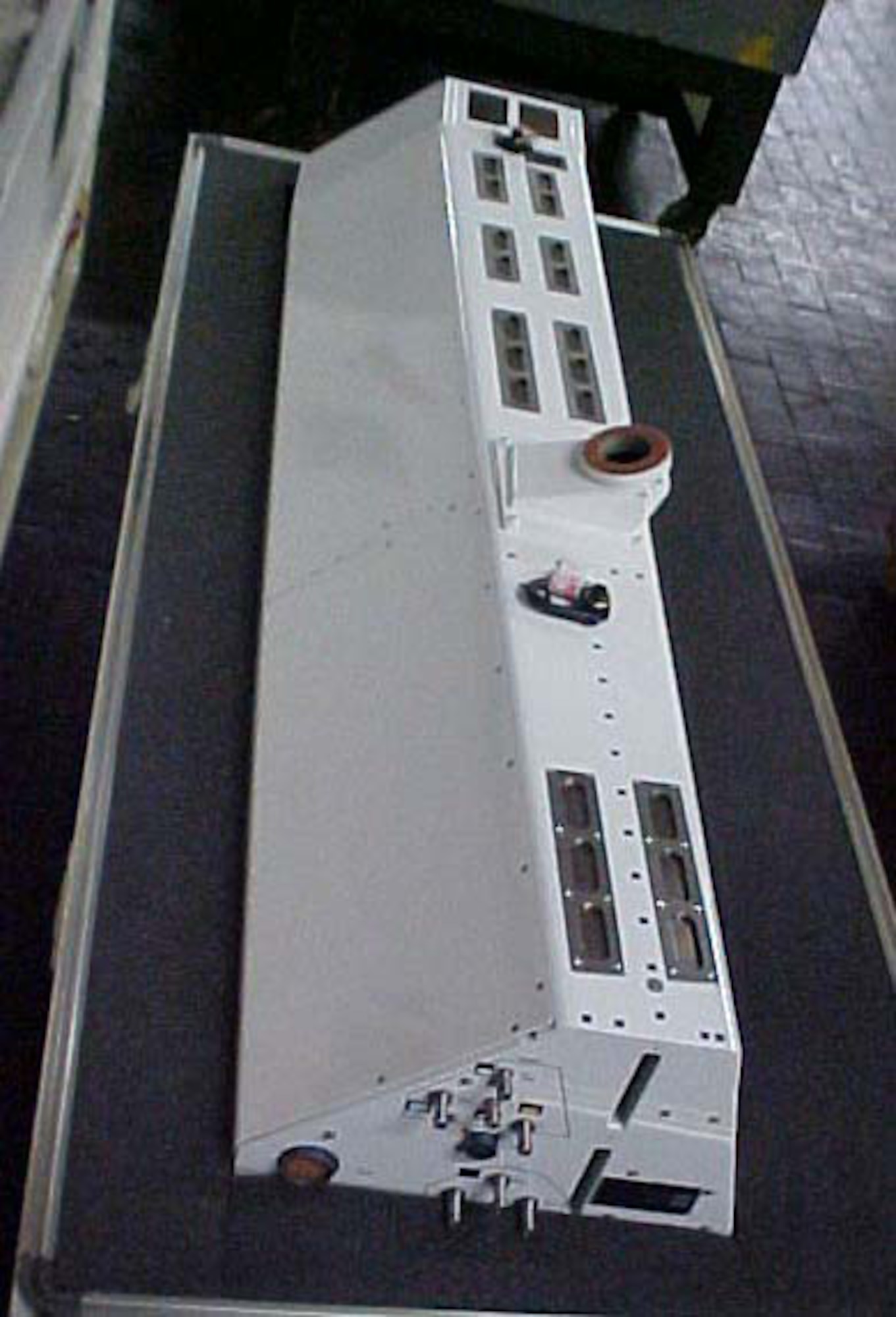 This A2C electronic countermeasure was designed specifically for use on the Lockheed SR-71 Blackbird. (U.S. Air Force photo)