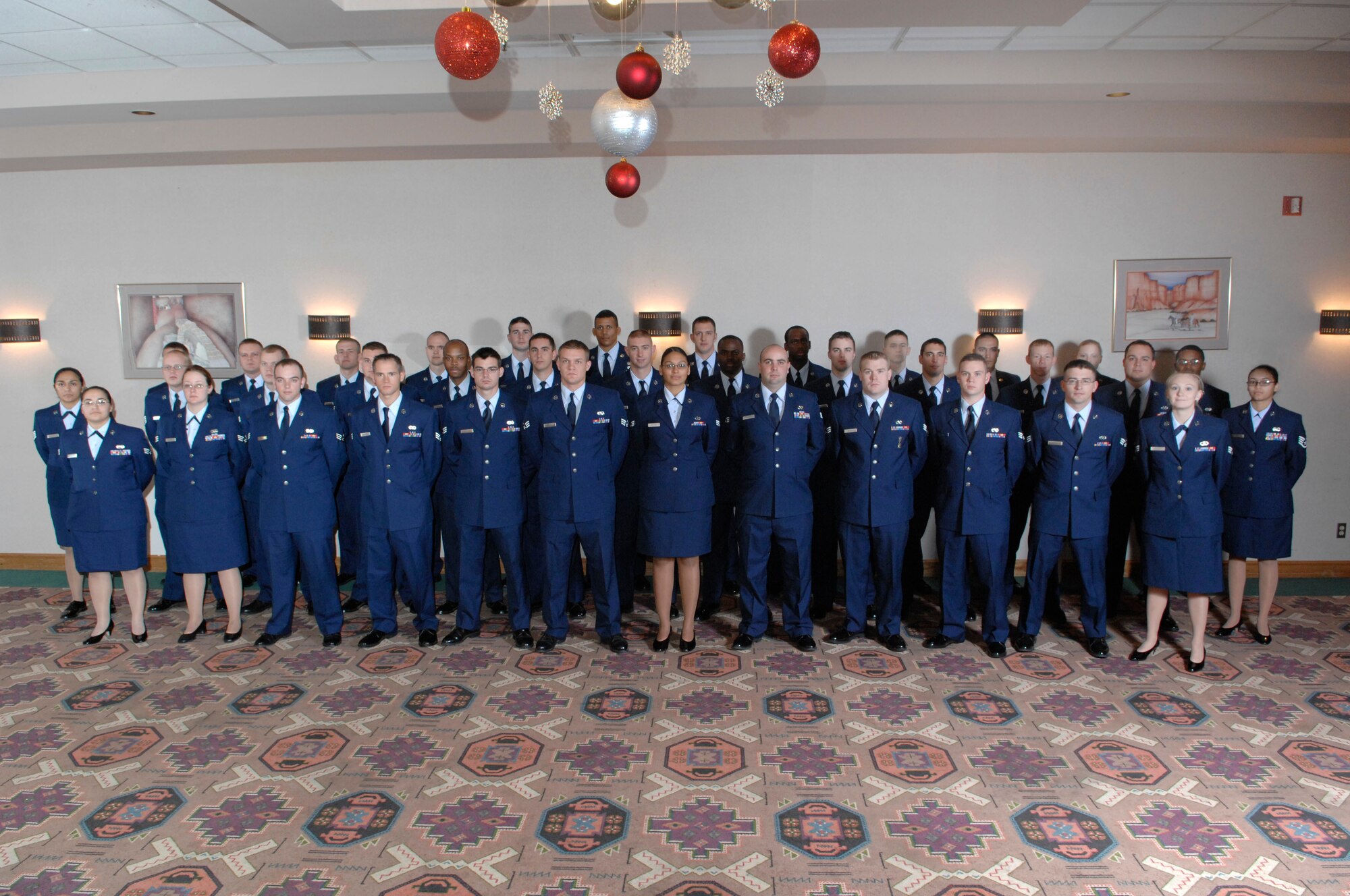 CANNON AIR FORCE BASE, N.M. -- Airman Leadership School Class 2008-B graduates. (U.S. Air Force photo/Airman 1st Class Erik Cardenas)