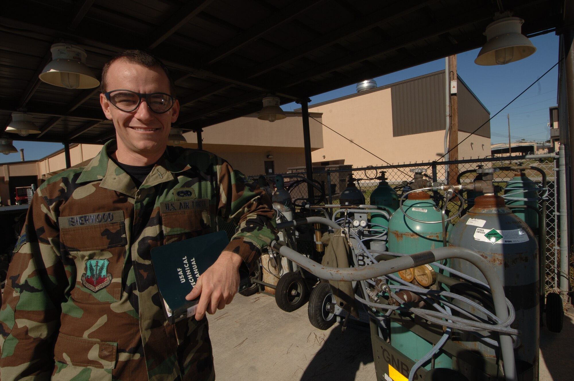 Airman 1st Class Clayton Isherwood is WOW