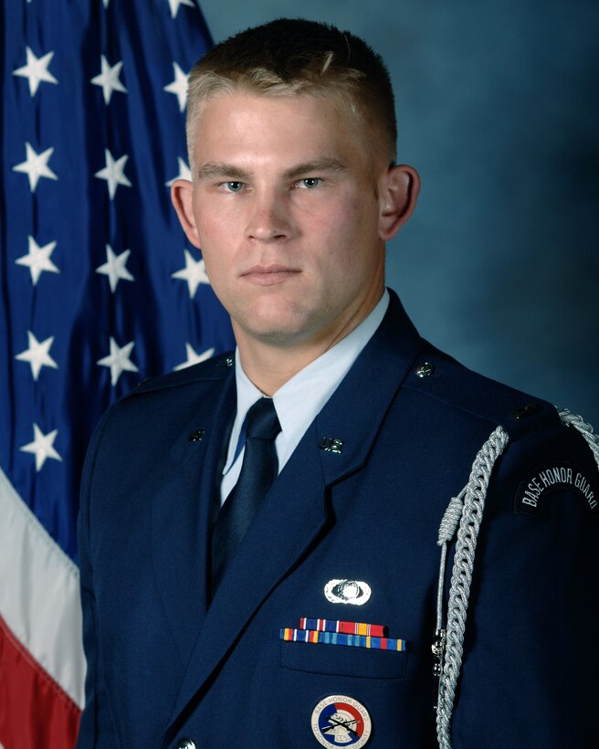 Honor Guard Officer of the Year, 2nd Lt. Fredrick Fry, 28th Comptroller Squadron.