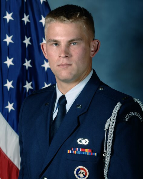 Honor Guard Officer of the Year, 2nd Lt. Fredrick Fry, 28th Comptroller Squadron.