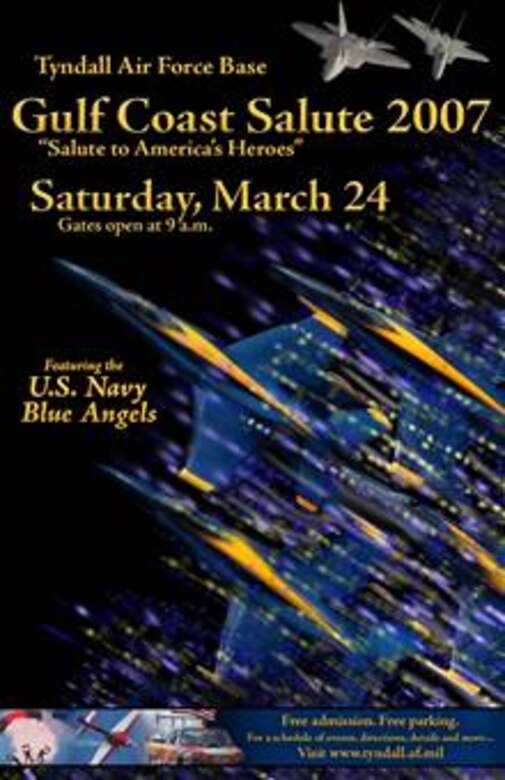 2007 Tyndall Air Show Poster