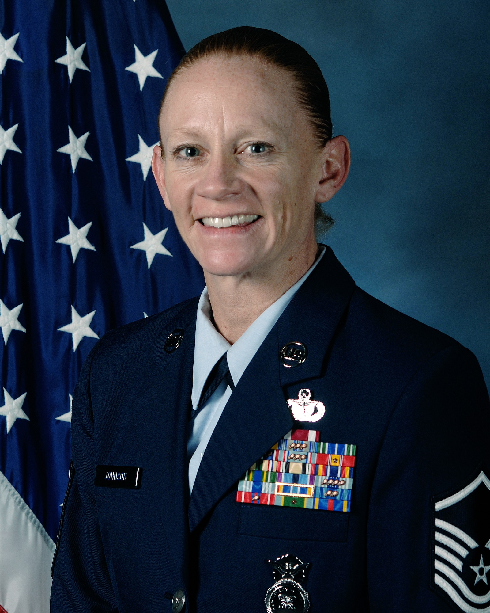 Senior Noncommissioned Officer of the Year. Master Sgt. Lisa Johnson, 28th Security Forces Squadron.