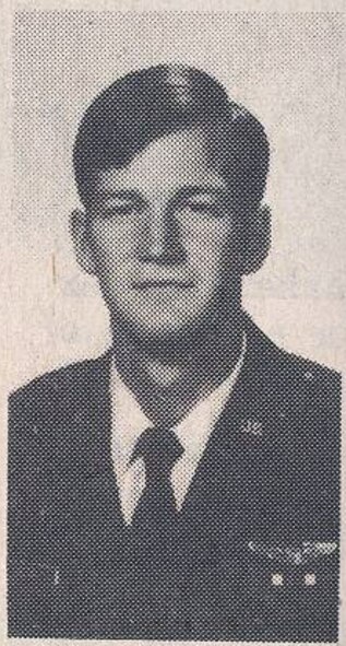 2nd Lt. Jeff Hilton appears in the June 12, 1980 base newspaper as a distinguished graduate of Class 08-06 at Vance Air Force base.