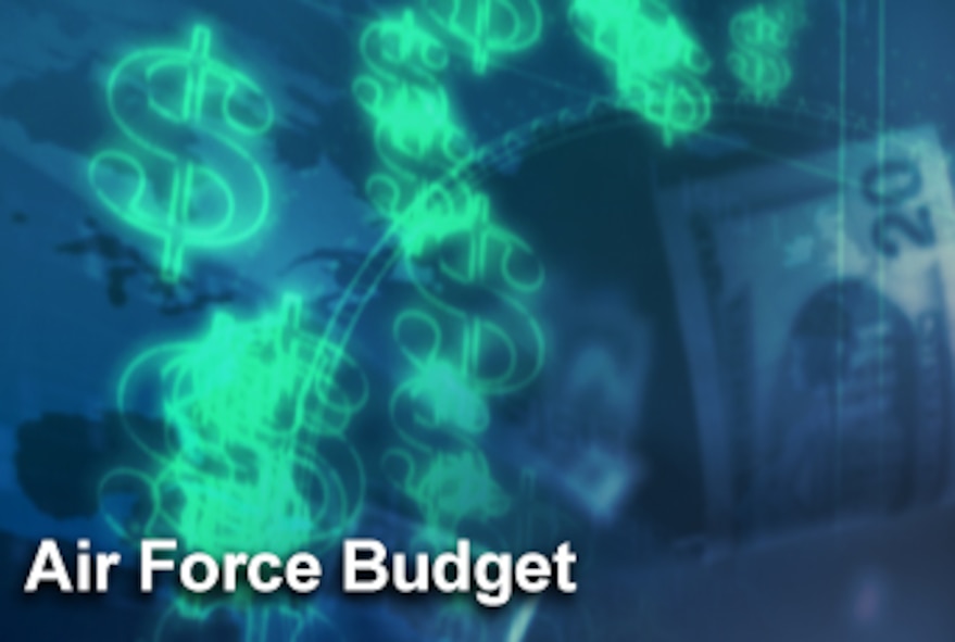 The Air Force budget is divided into three primary areas: people; readiness; and modernization and recapitalization. Air Force leaders list taking care of Airmen as one of their top three priorities, and this year, nearly a third of the budget, about $36 billion dollars, goes toward that goal. (U.S. Air Force graphic/Mike Carabajal)