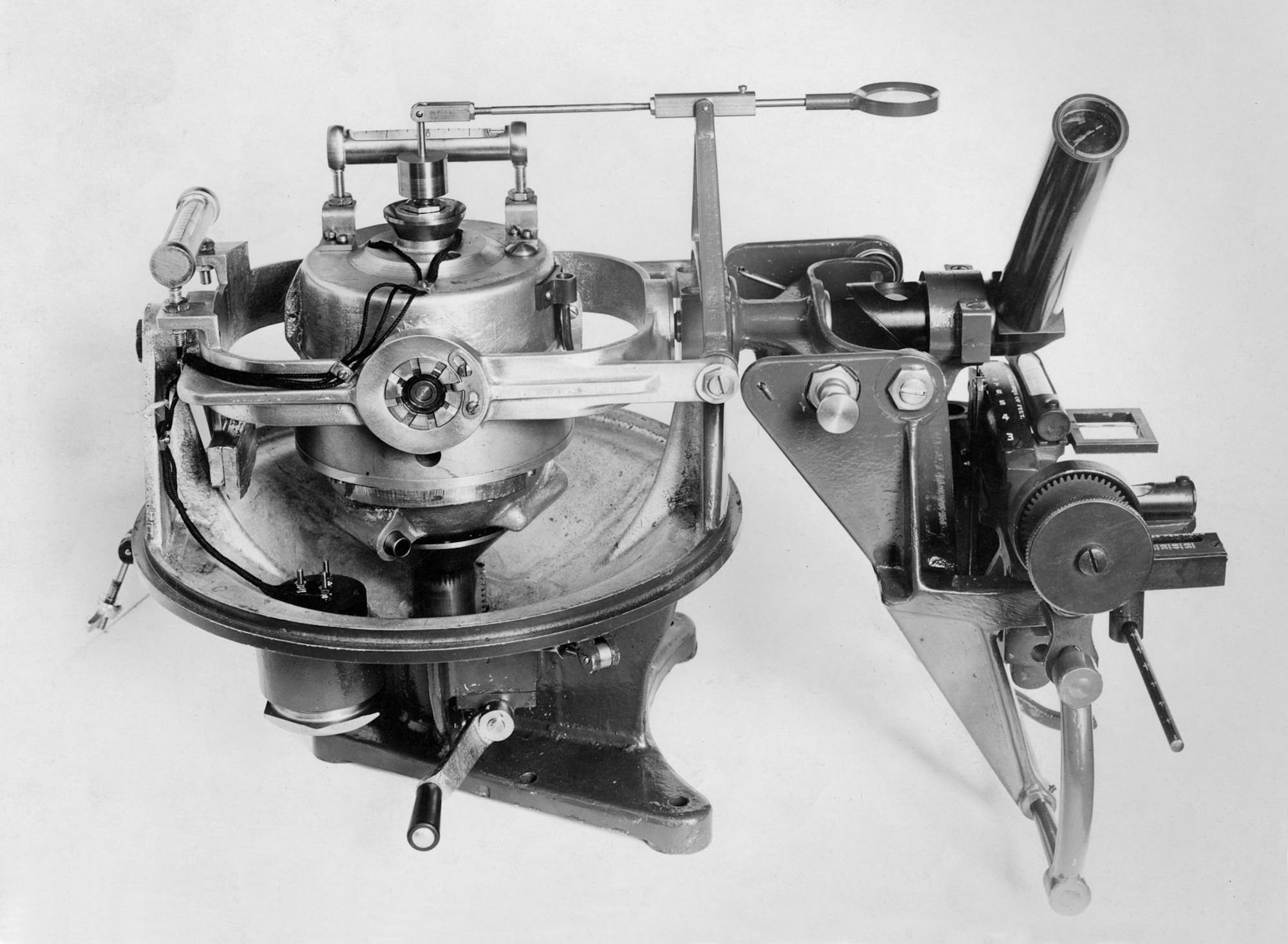 1922, the Sperry Gyroscope Company tried to improve the Mark I bombsight by attaching it to a Sperry gyroscope, but it failed to meet the Air Service’s needs. (U.S. Air Force photo)