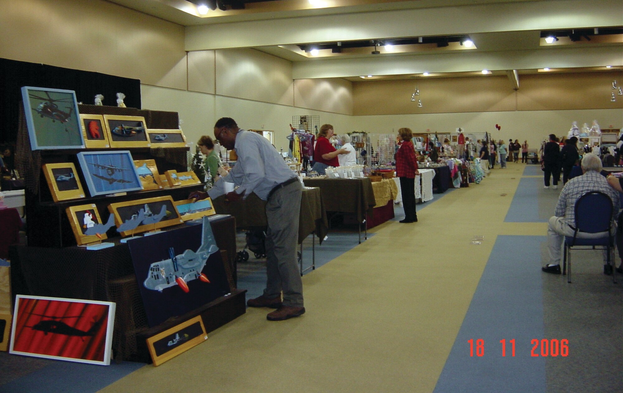 The Hurlburt Spouse's Club Charity Bazaar is the second biggest fund raiser for the club. Funds earned are put toward assisting Airmen and their families. (Courtesy Photograph)