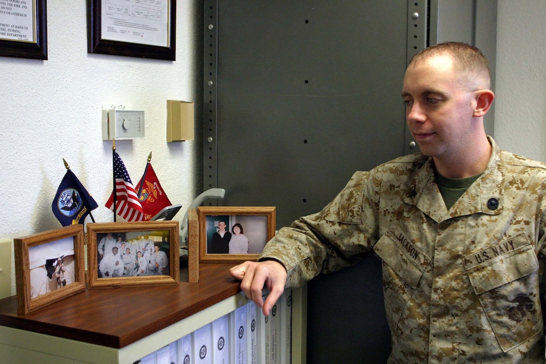 Navy Petty Officer 3rd Class Geoffrey E. Jackson, a religious program ...