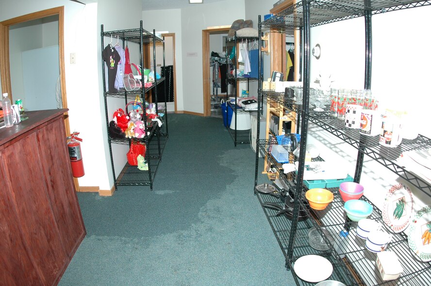 The Ellsworth Airman’s Attic recently experienced significant water damage and is requesting volunteer assistance to help with daily operations. It will be closed until Feb. 22. At that time the Airman’s Attic will be open Mondays and Wednesdays from 4 to 7 p.m. For more information call 385-5222. (U.S. Air Force Photo/Airman 1st Class Kimberly Moore Limrick)
