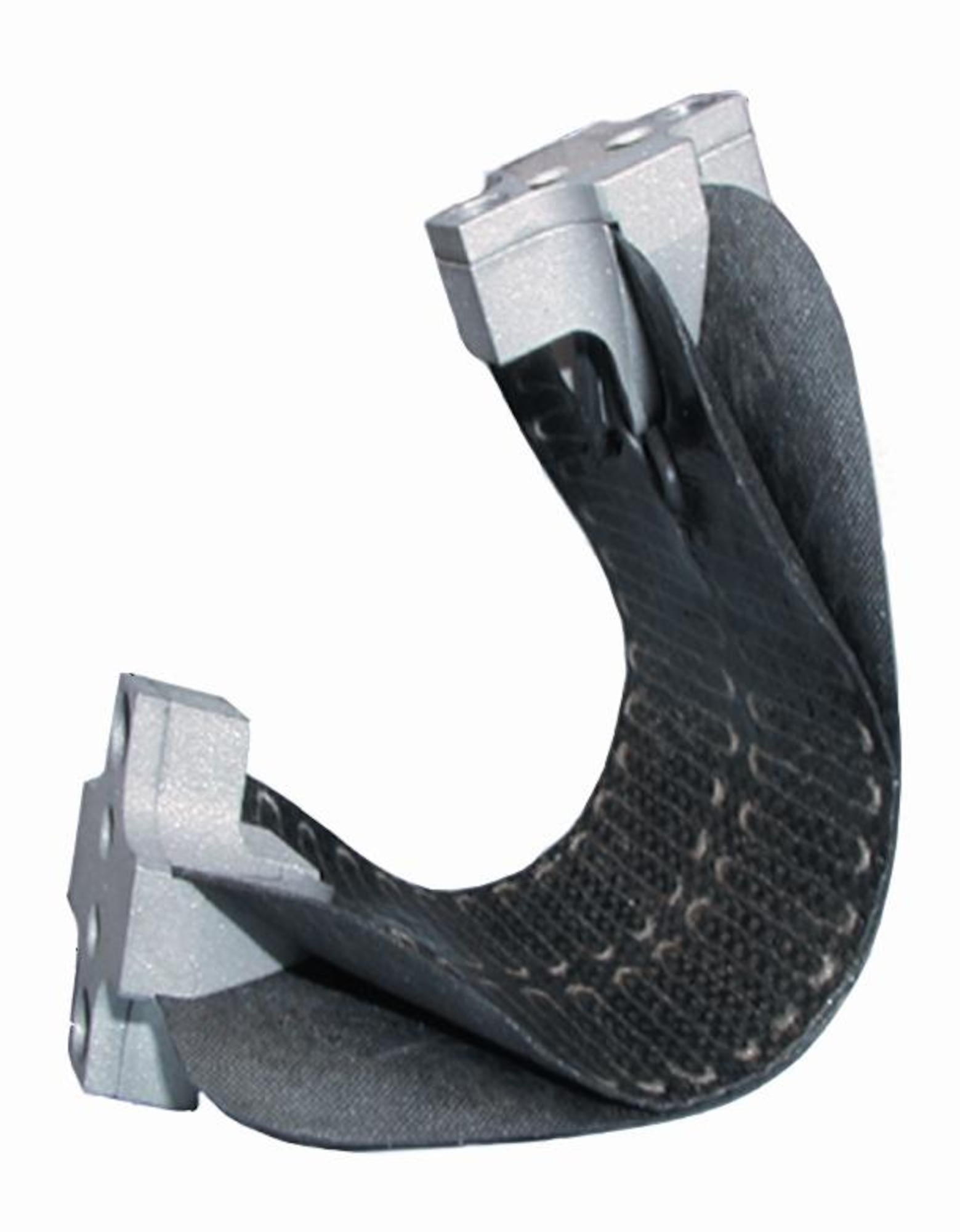 Elastic Memory Composite Hinge in the stowed position (Photo courtesy of Composite Technology Development, Inc.)