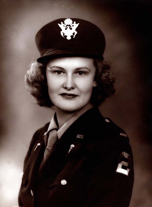 Marian R. Elcano was a World War II Army nurse who served on the  battlefields of Europe from June 1944 right after D-Day till November 1945 near  Berlin. Courtesy Marian R. Elcano