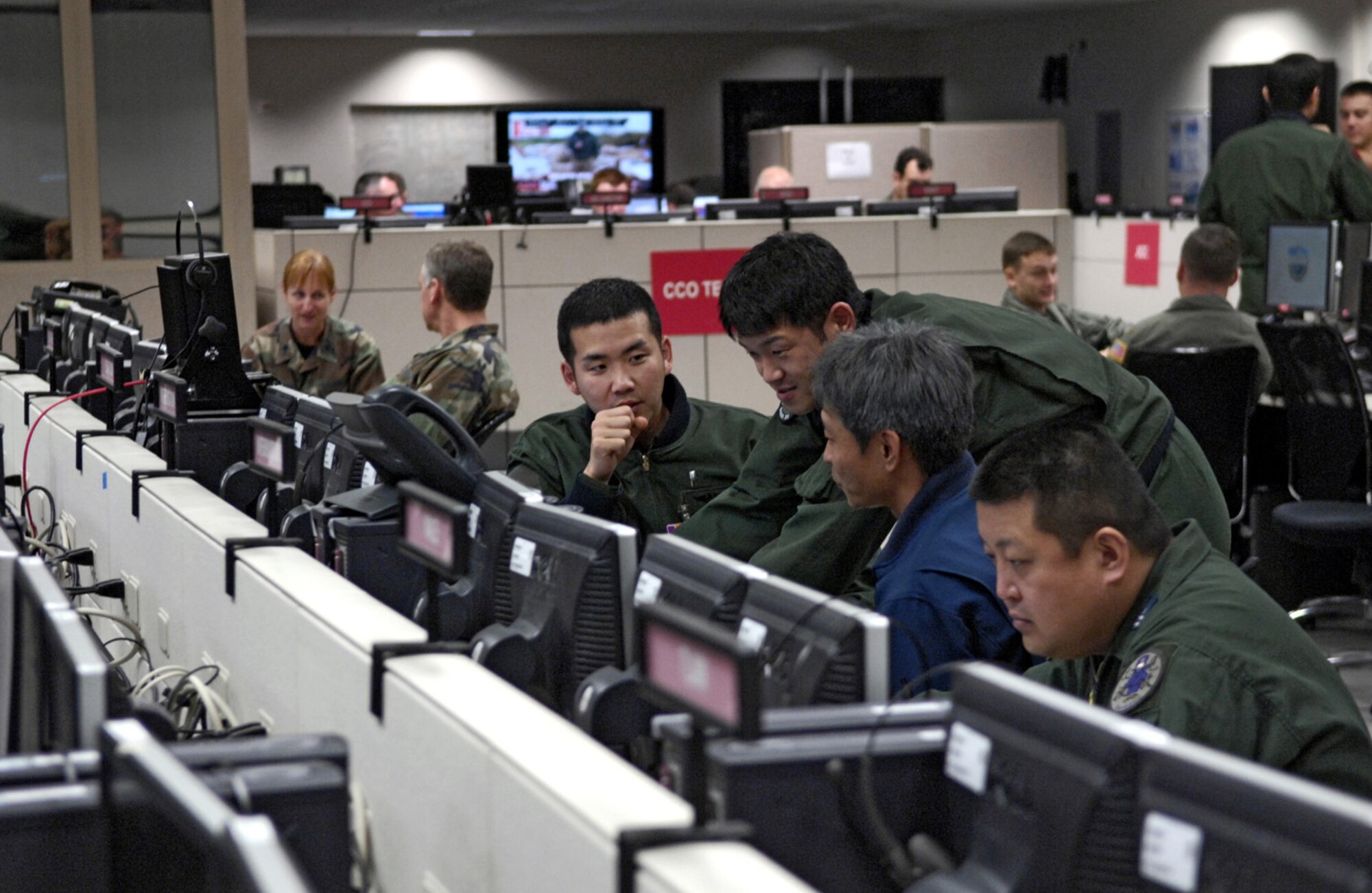Approximately 300 Airmen and six Japan Air Self Defense Force liaison officers are participating in the bilateral command post exercise Keen Edge 07 here. The 13th Air Force is conducting its part of the annual weeklong joint bilateral exercise to increase combat readiness and interoperability with the JASDF. The U.S. Forces Japan-led exercise is design-ed to deter aggression, ensure the defense of Japan and protect common interests with in the Pacific Region.
