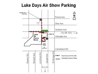 Luke Days parking map