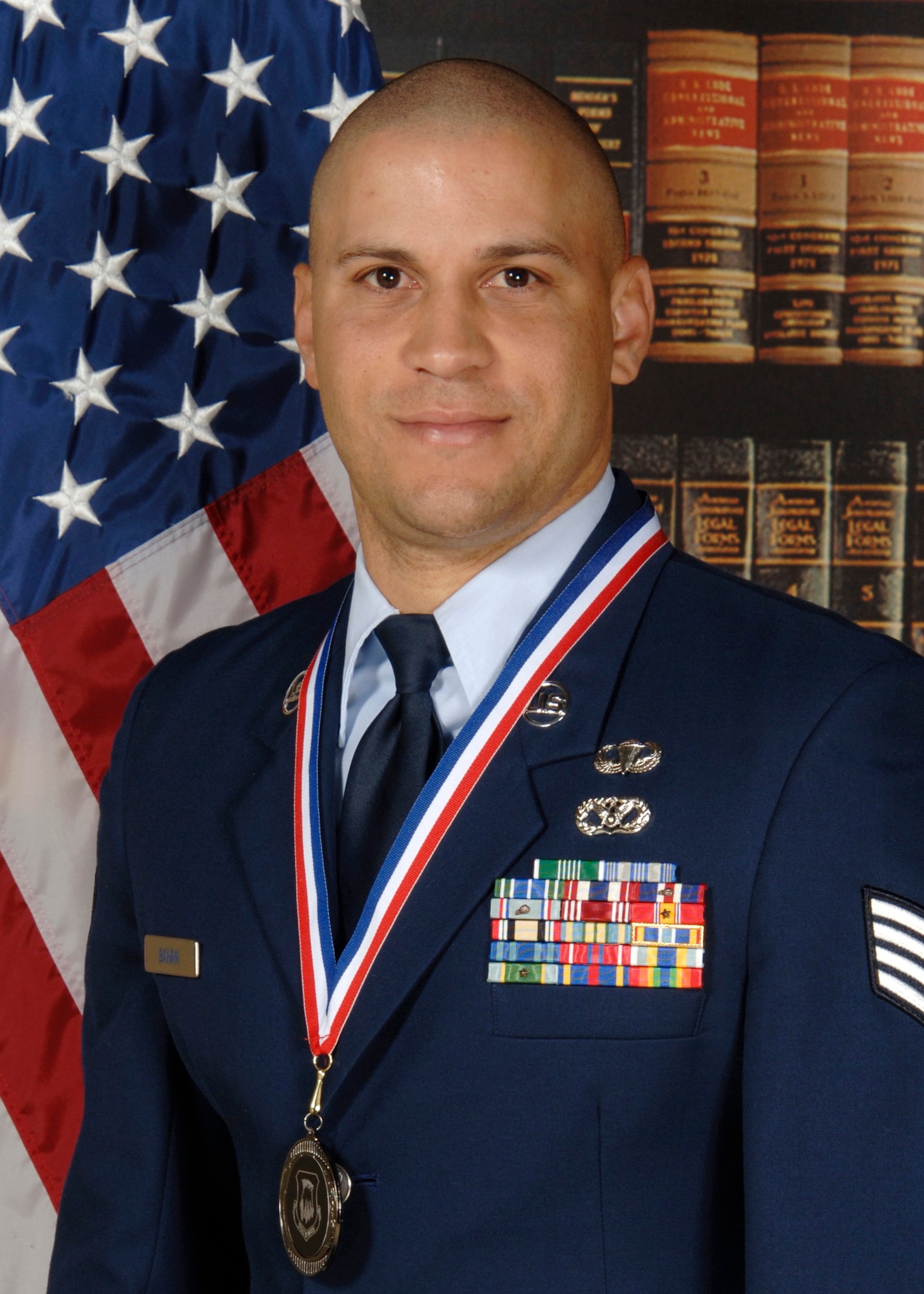Staff Sgt. Phillip Baham,  22nd Civil Engineer Squadron  was announced Feb. 2 as the 22nd Air Refueling Wing Airman of the year. (Courtesy photo)