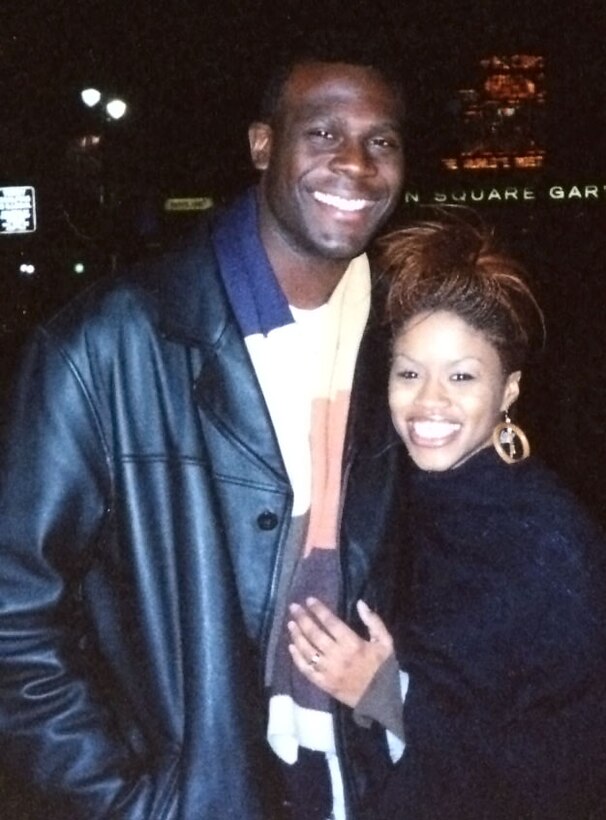 1st Lt. Kerry Mackey Jr. and his fiancee Diedra Chism of Memphis, Tenn., became engaged when the lieutenant proposed in Essence Magazine's February issue dedicated to love. Lieutenant Mackey is assigned to the 305th Comptroller Squadron at McGuire Air Force Base, N.J. (Courtesy photo/Essence Magazine)