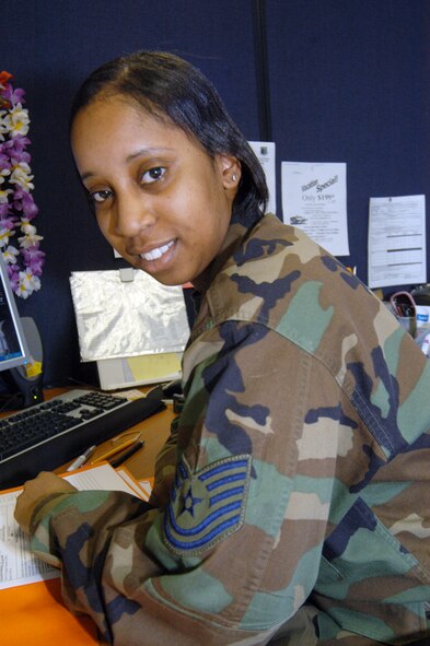 Staff Sgt. Vanessa Pressley, 78th Civil Engineer Group, was promoted to technical sergeant via the STEP promotion program.