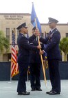 Col. Steven Groenheim relinquished his command of 15th Operations Group at the Hickam Mall, Wednesday.  Col Groenheim, his wife Trisha and sons Steven, Jack and Sam will go to Ramstein Air Base, Germany, where he will be the Headquarters, United States Air Forces Europe C-17 manager.

