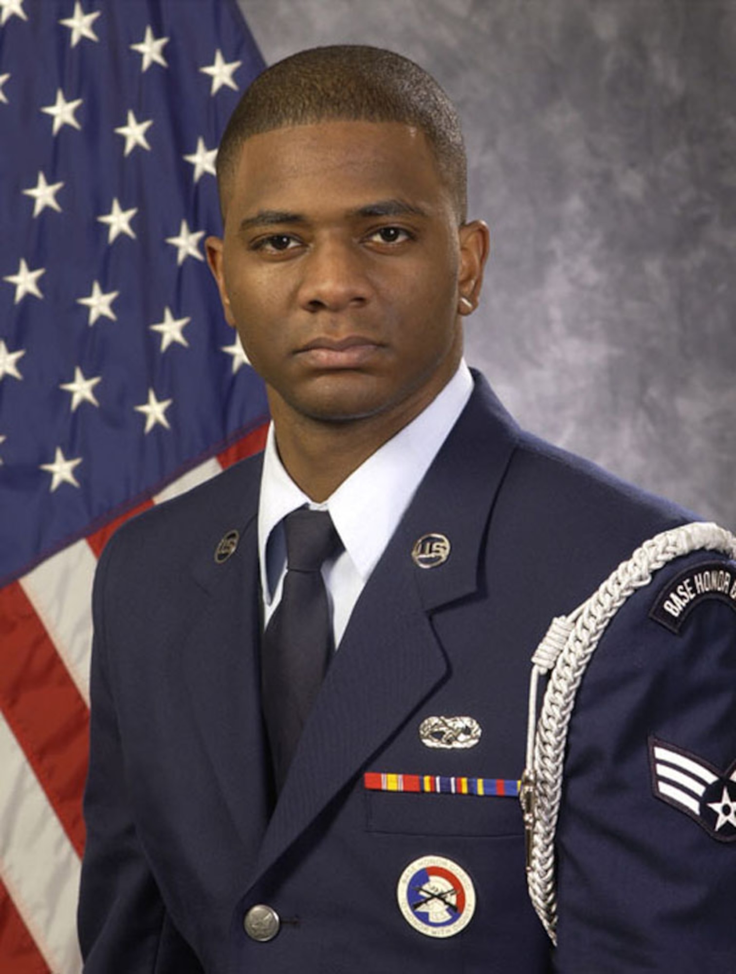 Senior Airman Kevin Bailey, 373rd Support Squadron, was named Base Honor Guard Member of the Year for 2006.
(U.S. Air Force photo by Manabu Matsuura)