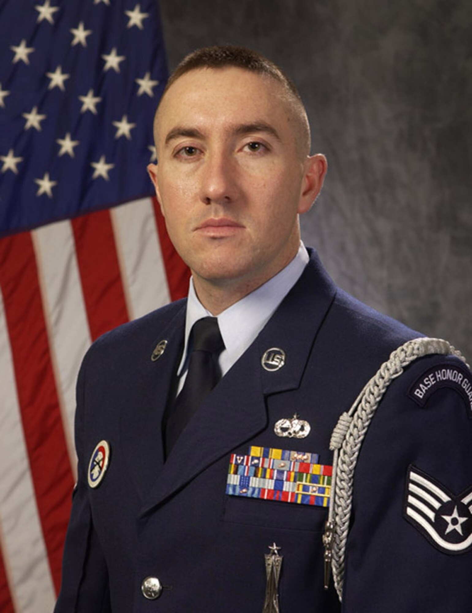 Staff Sgt. Kelly McKinley, 35th Aircraft Maintenance Squadron, was named Base Honor Guard Manager of the Year for 2006.
(U.S. Air Force photo by Manabu Matsuura Manabu)