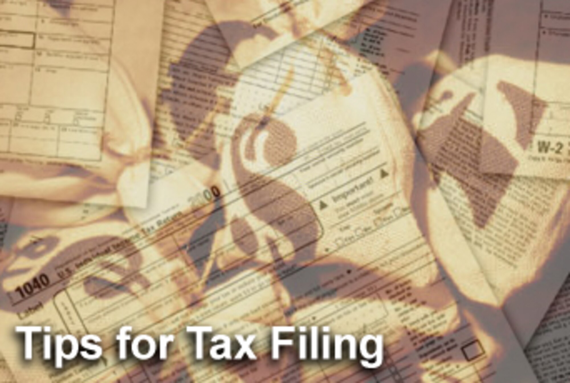 It's tax season again and new tax codes have changed some credits and refunds. Knowing what credits and deductions to claim allows Airmen to keep more of their own money. (U.S. Air Force/Mike Carabajol)
