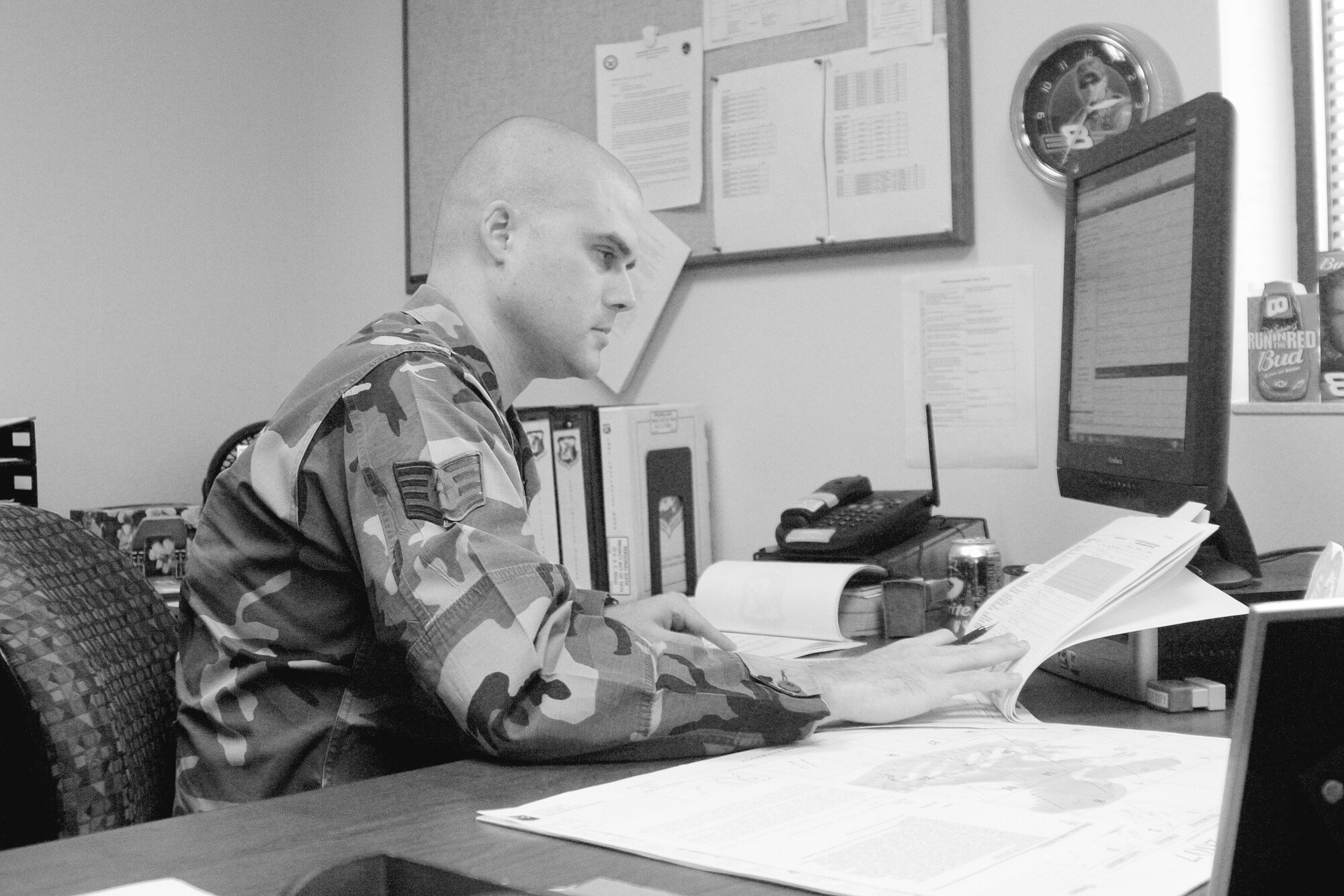 Staff Sgt. Brian Wilson, 18th Air Support Operations Group, is the group training manager, but is a former crew chief with the 23rd Fighter Group. He cross-trained in 2005.
