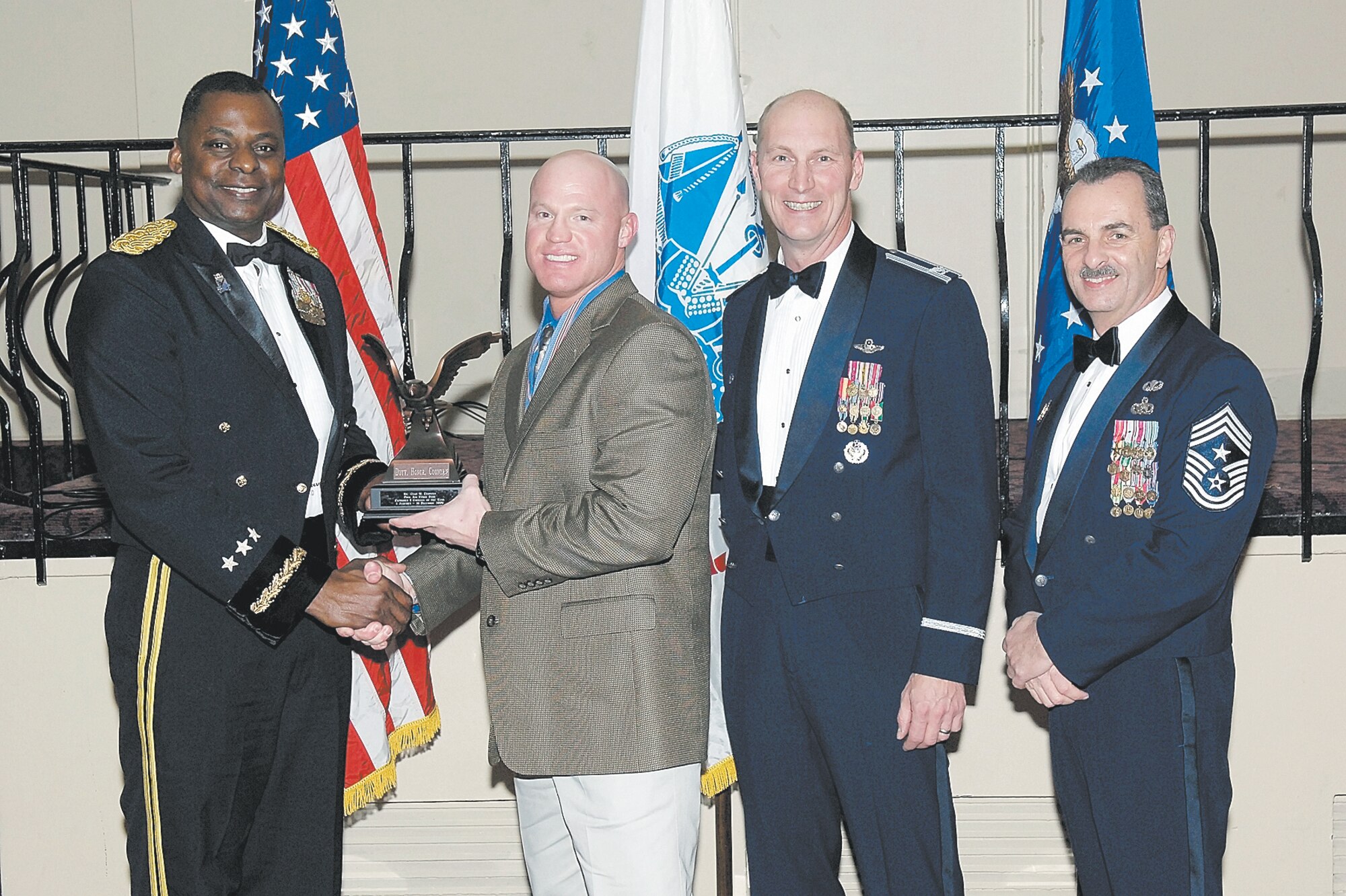 Annual Award winners take home their trophies.