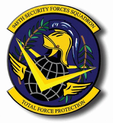 The 948th Security Forces Squadron may not be an actual squadron at Dover Air Force Base, Del., but the 948th Security Forces Award is a real honor bestowed upon deserving security forces Airmen. The 948th name is derived from adding the 512th and 436th prefixes together. The 512th Airlift Wing is an Air Force Reserve Command unit that works side-by-side its active duty counterpart the 436th Airlift Wing. (U.S. Air Force illustration)