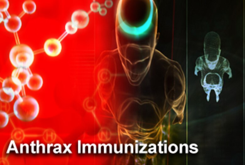 Air Force starts anthrax vaccine immunization program for Airmen assigned to high-threat areas.  (U.S. Air Force illustration)
